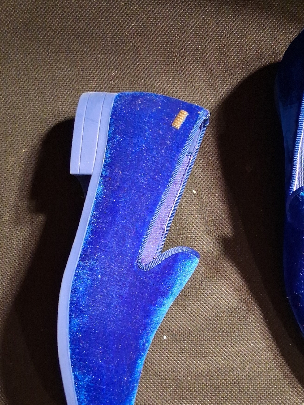Mens Blue Uubaris Dress Shoes - Picture 5 of 9